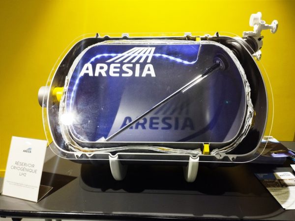 ARESIA réservoir H2 aéronautique