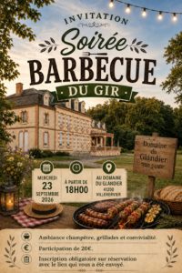 Invitation Barbecue 23-09-2026