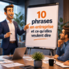 10 phrases en entreprise : ce qu&rsquo;elles cachent vraiment
