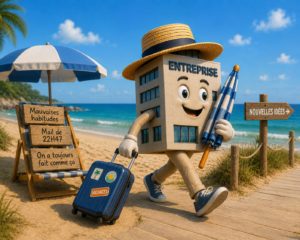 Entreprise de retour de vacances