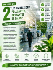 Idée reçue n°2 : "Les usines sont polluantes, bruyantes et sales."