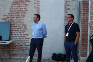 Les dirigeants de STEP, 100ème adhérent du GIR, lors du barbecue annuel au Domaine du Glandier