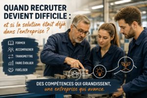 Recruter dans l'industrie : développer les compétences en interne