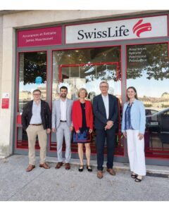 James Maurousset et ses collaborateurs, agence SwissLife Blois